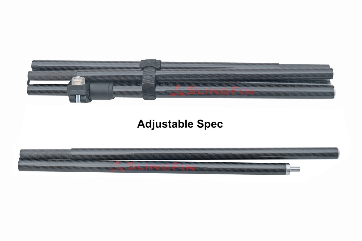 carbon wrap fishing pole SplitWing Carbon Poles – SlingFin