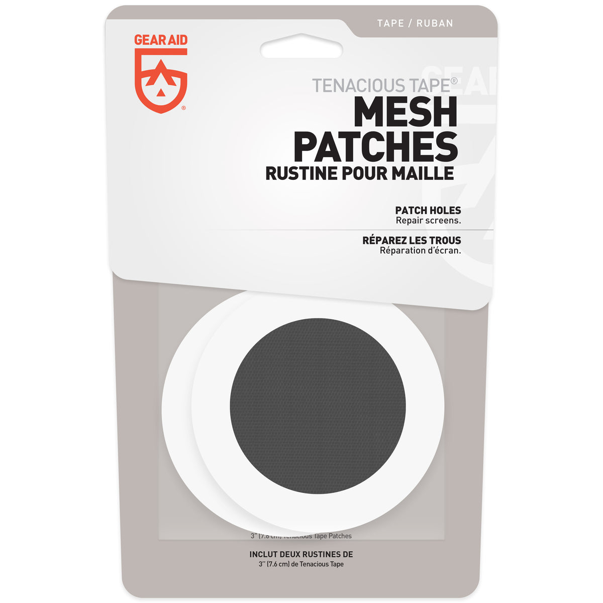 patch for tent Self-Adhesive Mesh Patches (2-pack)