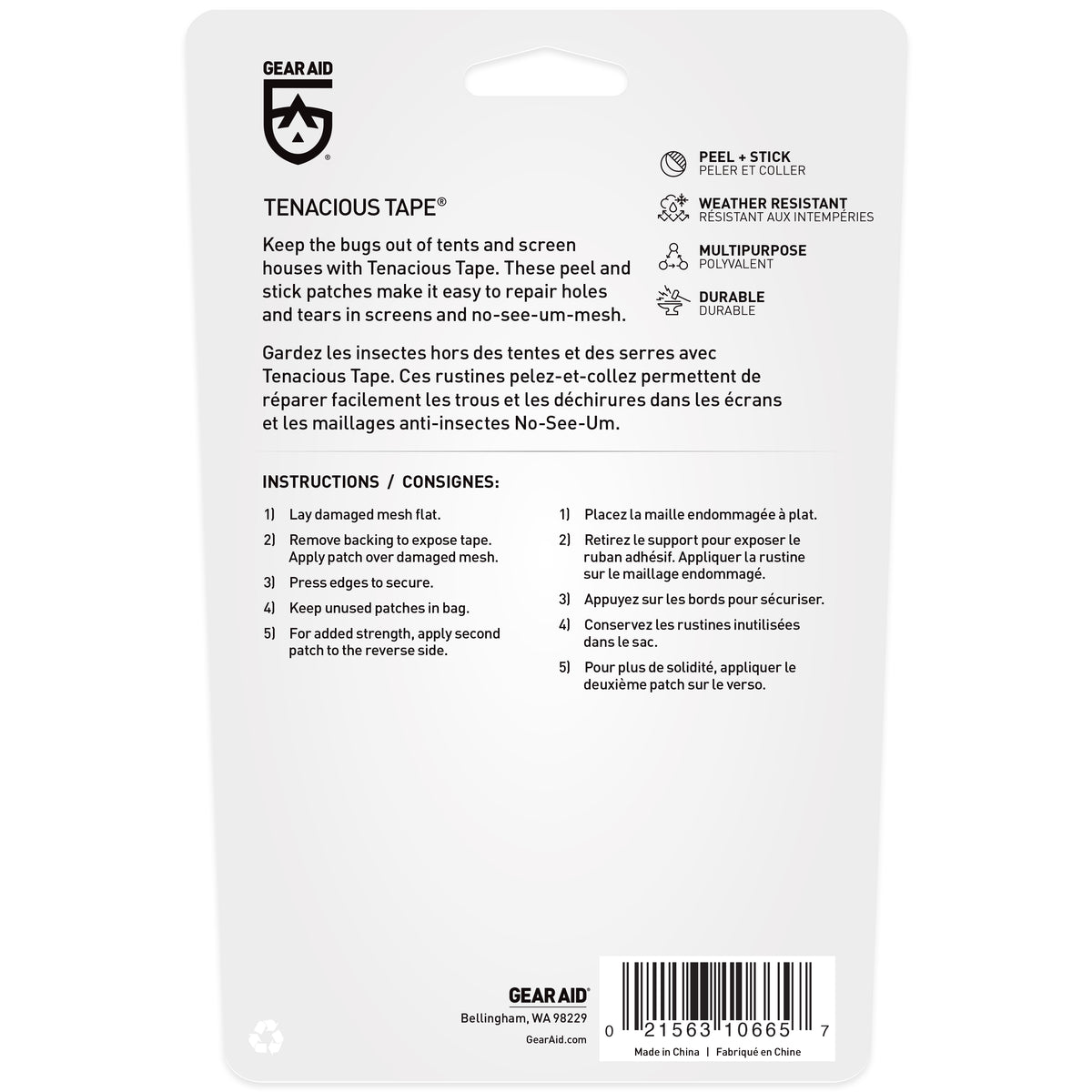 SelfAdhesive Mesh Patches (2pack) SlingFin