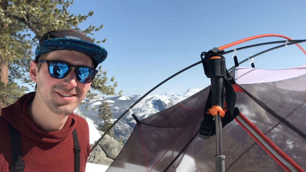 OutRigger Attachment: How to reinforce your tent with trekking poles