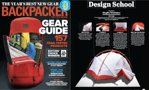 Backpacker Magazine Gear Guide: WindSaber