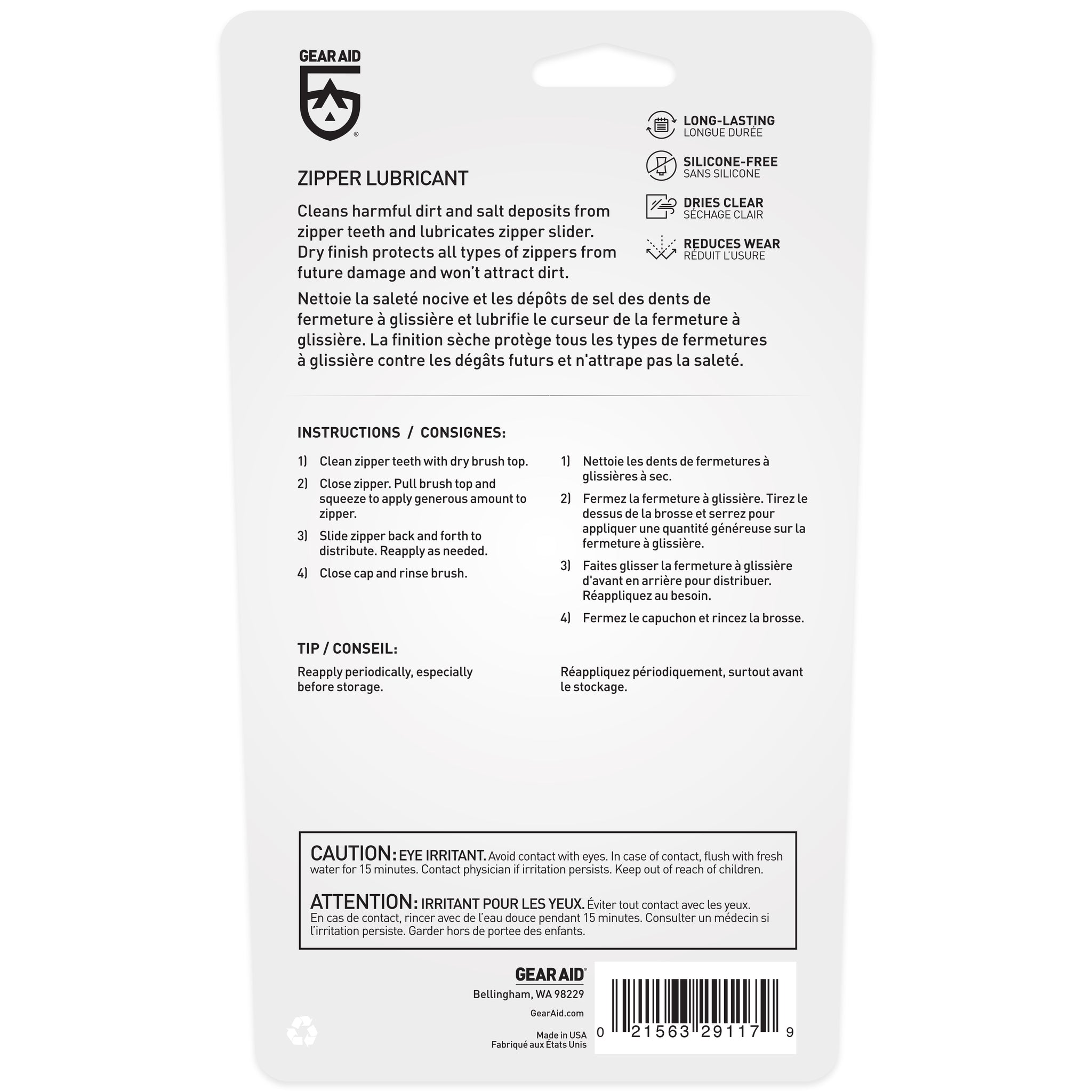 Zipper Cleaner and Lubricant SlingFin Zipper Cleaner and Lubricant SlingFin