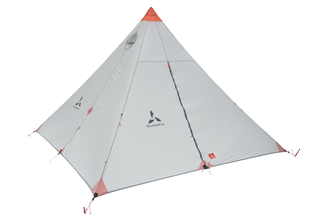pyramid tarp tent Cinder Cone 4P Pyramid Tent Include Stakes